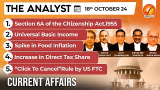 Current Affairs Today The Analyst 18 October 2024  Newspaper Analysis  Vajiram And Ravi [upl. by Suzie374]