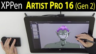 XPPen Artist Pro 16 Gen 2  REVIEW by a Professional Animator XPPen  AnimatorMEofficial [upl. by Johnsson]