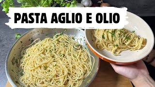 Spaghetti Aglio e Olio  Simple amp Delicious Italian Recipe 🍝✨ [upl. by Mutz]