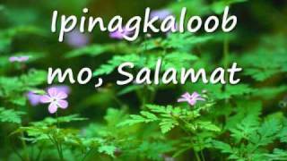 Salamat Oh Diyos with Lyrics the Original [upl. by Raval]