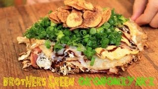 Okonomiyaki Recipe  A Great Food Creation [upl. by Oiciruam51]