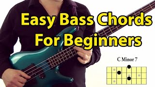 Easy Bass Guitar Chords for Beginners [upl. by Solegna]