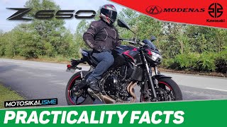 MODENAS X KAWASAKI Z650  PRACTICALITY FACTS  SUPER EASY STREET FIGHTER [upl. by Suivatal]