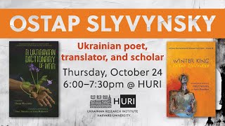 The Winter King Literary Evening with Ostap Slyvynsky [upl. by Semreh]