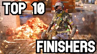 TOP 10 BEST FINISHERS IN WARZONE  Call of Duty Warzone MW CW VG WZ [upl. by Noryk944]