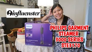 PHILIPS GARMENT STEAMER 3000 SERIES  STE3170  INFLUENSTER  VOXBOX  UNBOXING [upl. by Essam]