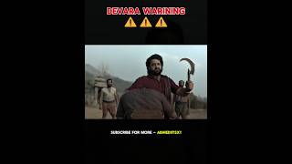 Devara warning scene  NTR  Koratala Siva  Anirudh Ravichander feat Hindi Language [upl. by Leffen322]