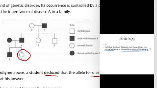 HKDSE Biology Basic Genetics Monohybrid Inheritance [upl. by Zak]