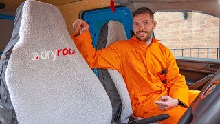 Fitting Dryrobe seat covers Volkswagen Caddy Build Update [upl. by Alika]