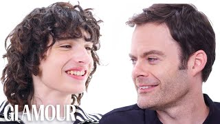 Bill Hader and Finn Wolfhard Interview Each Other  Glamour [upl. by Engel]