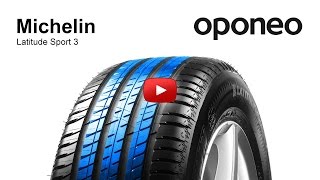 Neumático Michelin Latitude Sport 3 ● Neumáticos de Verano ● Oponeo™ [upl. by Runkel]