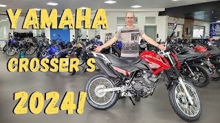 NOVA YAMAHA CROSSER S 2024 A SUV DAS MOTOS EM TODOS OS DETALHES [upl. by Ika]