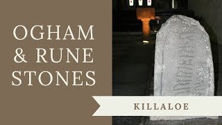 Ogham and Norse Runes at Killaloe Co Clare  Visiting Ogham Stones in Ireland [upl. by Brenden]