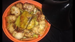 tajine de poulet au choux fleur très bon طاجين الدجاج مع القرنبيط لذيذ جدا [upl. by Shulock19]