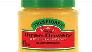 Tres Flores Three Flowers Brilliantine Review amp Styling [upl. by Alicul]