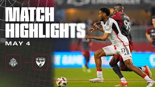 FC Dallas at Toronto FC Highlights  May 4 2024 [upl. by Annekim]