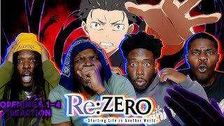 ReZERO Openings 14 Reaction What Anime Has The Best Ops  Anime OP Reaction [upl. by Amihsat]