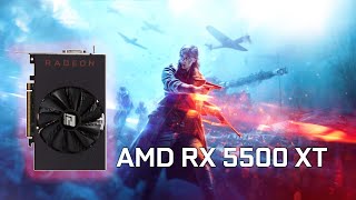 AMD RX 5500 XT 4GB  BATLEFIELD V 2018 [upl. by Berk]