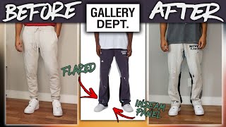 DIY  GALLERY DEPT Flared Sweatpants  JULIUS [upl. by Schofield]