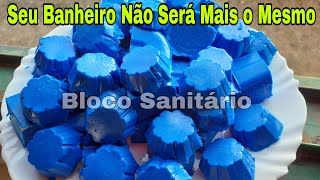 COMO FAZER PEDRA SANITÁRIA PARA CAIXA ACOPLADA vaso limpo [upl. by Anatak863]