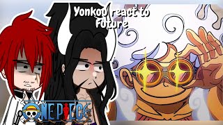 Yonkous React To Future  One Piece  Gacha React  Repost [upl. by Asserac]