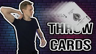 HOW TO THROW CARDS  Learn From The World Record Holder 2020 [upl. by Carlota724]