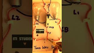 ITI ELECTRICIAN TRADE 1 year practical video Part 9woodworking art skill shorts SHORT youtube [upl. by Pachton324]