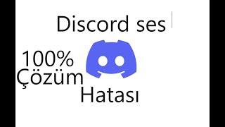 Discord karşıya ses gitmiyor hatası \u00100 ÇÖZÜM [upl. by Edie]