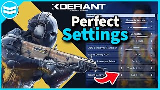 Perfect Settings for XDefiant Console amp PC  Controller amp Mouse and Keyboard Best Settings [upl. by Airpal]