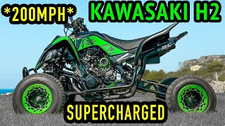 YAMAHA RAPTOR H2 SWAP HYPERQUAD 060 1s  🤯 [upl. by Boatwright980]