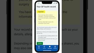 How to see your GP record on the NHS App  NHS nhs nhsapp [upl. by Eenet]