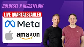 Quartalszahlen Live bei Apple Meta amp Amazon [upl. by Innig604]