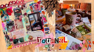 Weekly vertical Travelers notebook Journal With Me [upl. by Aidin]