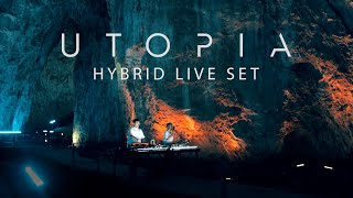 UTOPIA  Hybrid Live Set  CAVE Stopića Serbia Powered By Chameleon  Melodic Techno Mix [upl. by Ennayr]