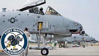 Blacksnakes USAF Powerful A10 Thunderbolt IIs attack aircraft [upl. by Hamimej815]