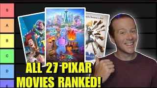 All 27 Pixar Movies Ranked Tier Ranking [upl. by Anitak678]