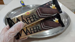 ASMR  Wafer Ice Cream Recipe  oddly Satisfying Chocolate wafer ASMR [upl. by Ycat]