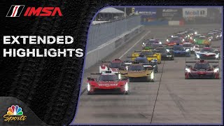 IMSA EXTENDED HIGHLIGHTS Twelve Hours of Sebring  31624  Motorsports on NBC [upl. by Broida]