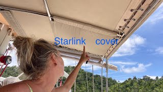 Installing Starlink Dish in your Boat’s Bimini [upl. by Lesig]