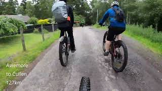 EMTB Aviemore to Cullen Timelapse speyside way [upl. by Eirameinna560]