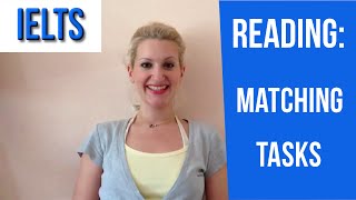 IELTS Reading TIPS for Matching tasks english video [upl. by Aiekat]