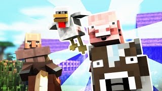 THE TRIOMIGOS  Stealing Wheat  Minecraft Animation  FrediSaalAnimations [upl. by Thordia]