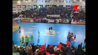 Egypt 2526 Algeria 1912012 HandBall Caf cup مصر والجزائر لليد [upl. by Terryn]