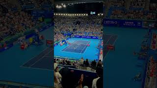 Nishikori vs Cilic  Kinoshita Group Open Japan Tokyo 2024 tennis japan tokyo atp atptour [upl. by Navonod]