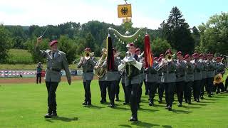 Teil 212 Gelöbnis 160718Einmarsch der Ehrenformation zum Gelöbnis [upl. by Zimmer]