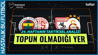 TOPUN OLMADIĞI YER  Trendyol Süper Lig 24 Hafta Taktiksel Analiz [upl. by Kelvin]