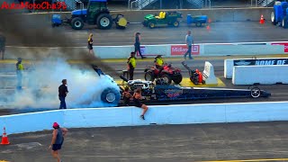 DIESEL DRAGSTER LOUD SOUND OF NITRO FUNNY CARS SMOKING TIRES DRAG RACING [upl. by Jaeger]