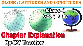 PART1 Globe  Latitudes and Longitudes  Class6 Geography NCERT Chapter 2 Explanation KV Teacher [upl. by Granese738]