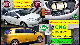 FIAT Cars CNG Performance amp Average  Linea amp Punto Mileage  Long Term Owner Review [upl. by Mutua]