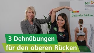 3 Dehnübungen für den oberen Rücken am Arbeitsplatz [upl. by Gershom]